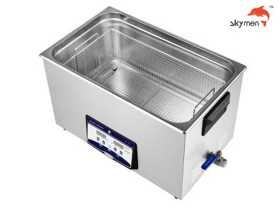 China SUS304 Benchtop Ultrasonic Cleaner 600 Watt 30L For Stamping Oil / Finstock / Wax for sale