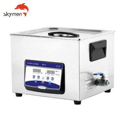 China Skymen JP-060S Benchtop 15L Industrial Ultrasonic Cleaner For Pizza Tray for sale