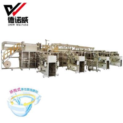 China Full automatic High speed baby diaper manufacture making machine production line for sale