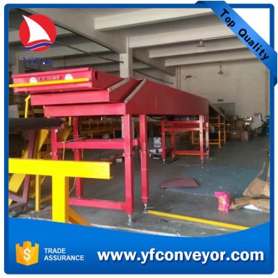 China Telescopic Boom Belt Conveyor/ Truck Loading Expendable Conveyor for sale