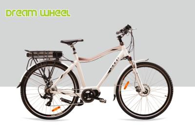China 7 Speed Mid Motor Electric Bike , Mid Drive Motor Electric Bike 700C MTB Tire for sale