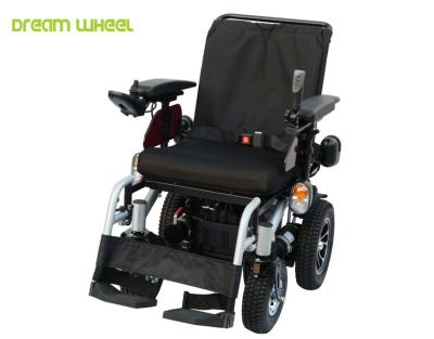 China Outdoor 12km/H 4 Wheel Drive Electric Wheelchair With Recline Seat for sale