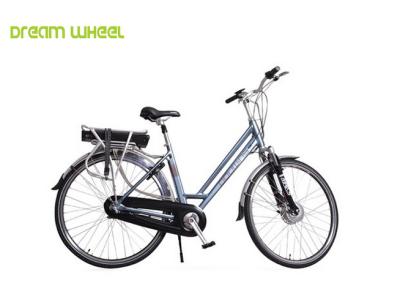 China Double Tube Frame 700C Electric Urban Bike , Easy Motion City Electric Bike With Full Chaincase for sale