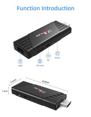 China WiFi Smart TV Stick HDMI 2.1 Salida Multiscene 11.2x3.6x1.2cm en venta