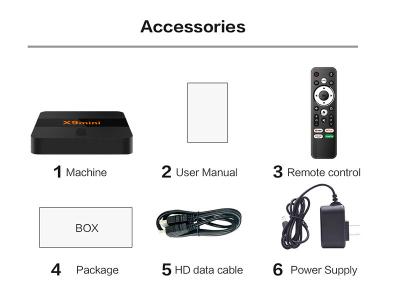 China 2024 Cheapest Tv Box Android 9 ATV With BT Voice Remote 1G 8G X9mini for sale