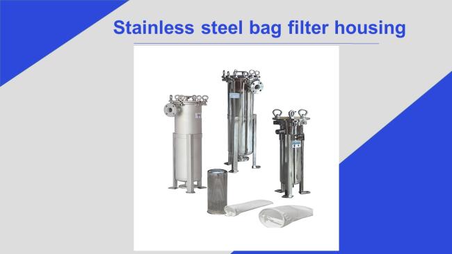 Stainless steel SS304/316L liquid/milk/wine/water filter bag cartridge housing