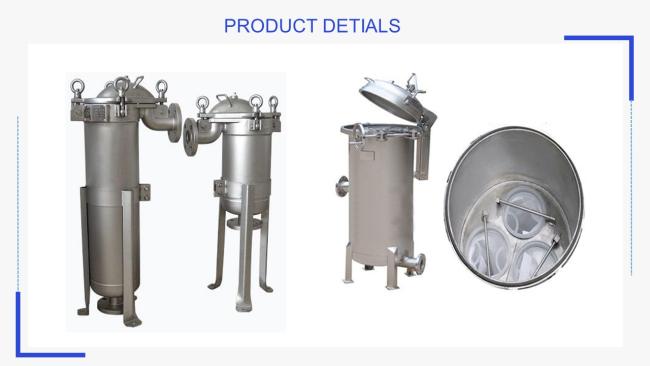 Stainless steel SS304/316L liquid/milk/wine/water filter bag cartridge housing