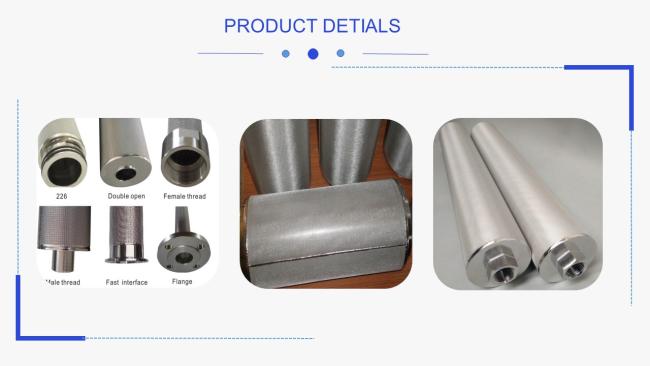 Stainless steel 316 mesh filter cartridge/ element