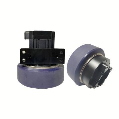 China Custom Gear Speed Reducer Polyurethane Drive Wheel For AGV Robot for sale