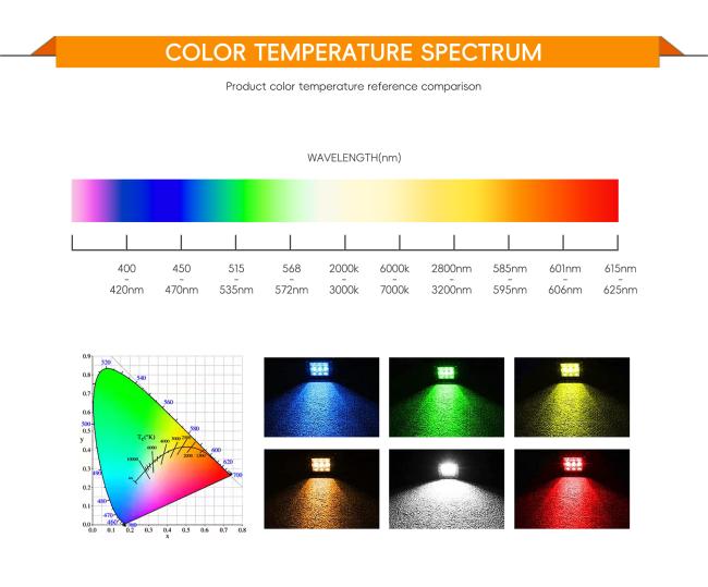 COB LED Chip Dimensions and Layout