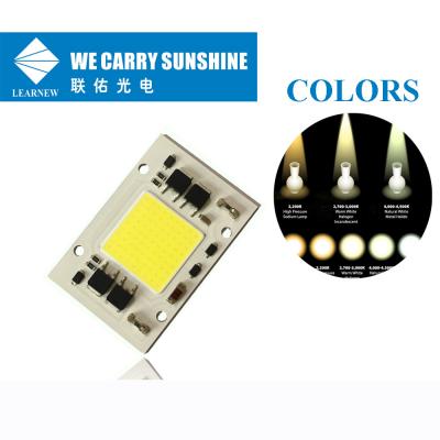 China 25*25mm LES LED COB 50W 220V 4000k COB LED 100lm/w for sale