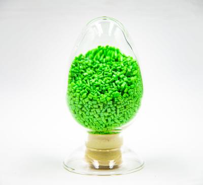 China Bottle Making Recycled PET Resin Green GRS Certified RPET Chips For Fiber for sale