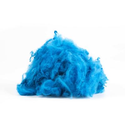 China Recycled Colored Polyester Fiber 1.4D 3D 6D 15D For Spinning And Nonwoven for sale