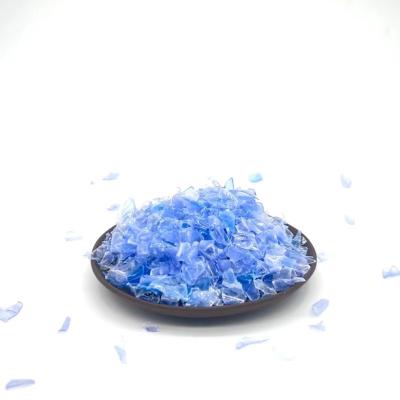 China Cold And Hot Washed RPET Flakes Scraps Plastic Clear Green White Blue For Bottle Making for sale