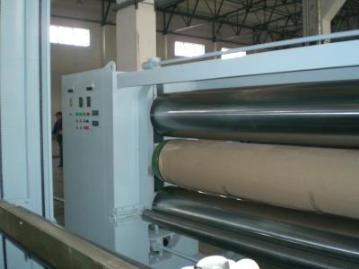 China Professional 5.5 M Fabric Three Roll Calender Machine , Nonwoven Fabric Making Machine for sale