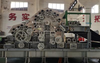 China Double Cylinde Nonwoven Carding Machine 60m / Min For Polyester Fiber Quilt for sale