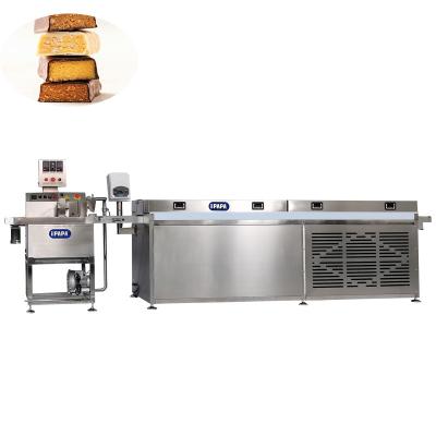 China Papa Small Cacao Cocoa Butter Paste Chocolate Enrober Coating Machine for sale