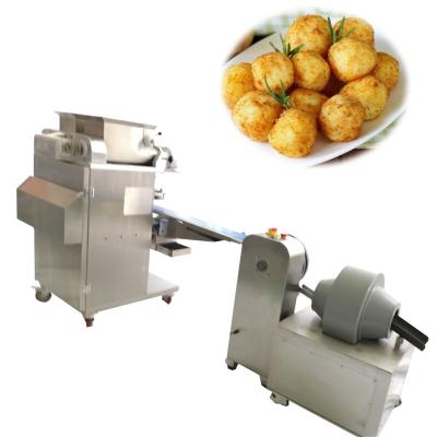 China Potato Balls with Feta machine/potato ball making machine/potato ball with cheese fillings rolling machine for sale