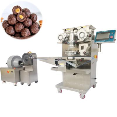 China Chocolate filled date ball/ chocolate peanut butter protein balls making machine/date ball rolling machine for sale