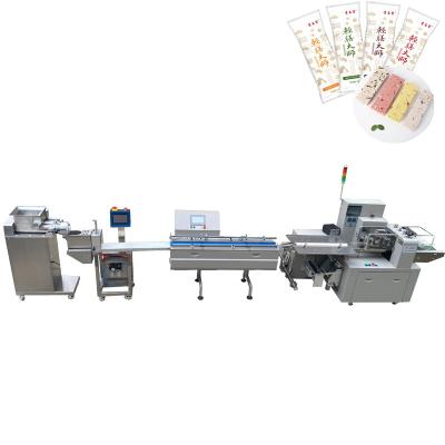 China Full automatic protein bar making machine with full automatic packing machine for sale