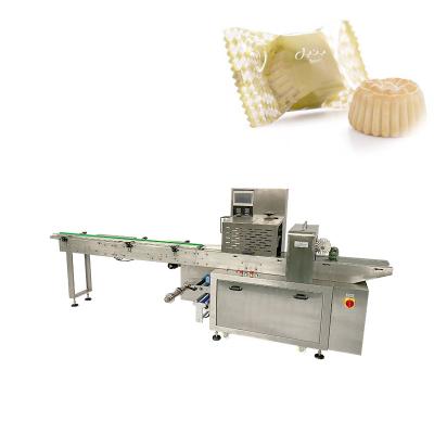 China Fully automatic horizontal wrapping flow pack packing machine Energy bar packaging machine for sale