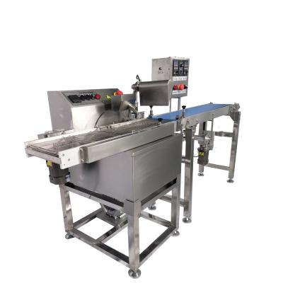 China Automatic Chocolate Tempering Machine With Enrobing Table for sale