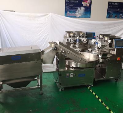 China 304 Ss Automatic Nigella Chocolate Truffles Ball Forming Machine With Production Speed 120 Pcs/Min for sale
