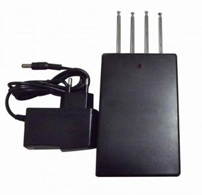 China Handheld Quad Band Jammer , Rf Frequency Jammer 310MHz 315MHz 390MHz 433MHz for sale