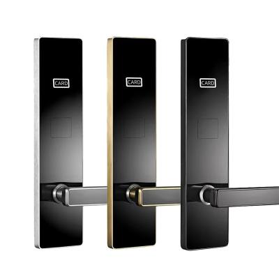 China High Security Access Control Software System Business Hotel Door Lock Door Stop Electronic Lock Magnetic Key Card for sale