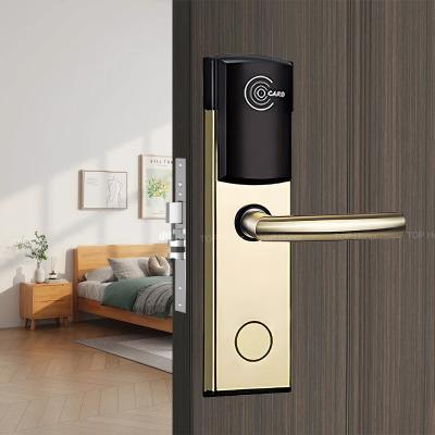 中国 Hotel Swipe Card Lock Induction / IC Card Lock Electronic Lock For Hotel Apartment 販売のため