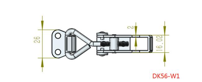adjustable stainless steel toggle latches