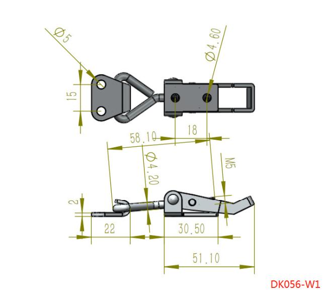 adjustable toggle latch picture