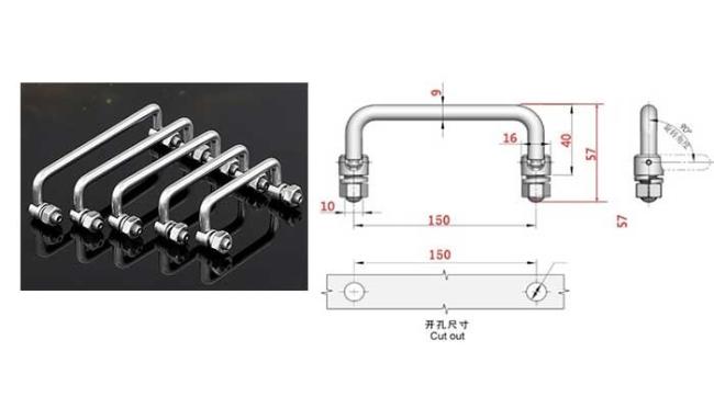 chest handles, heavy duty handles, metal handle