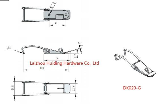 spring claw toggle latch