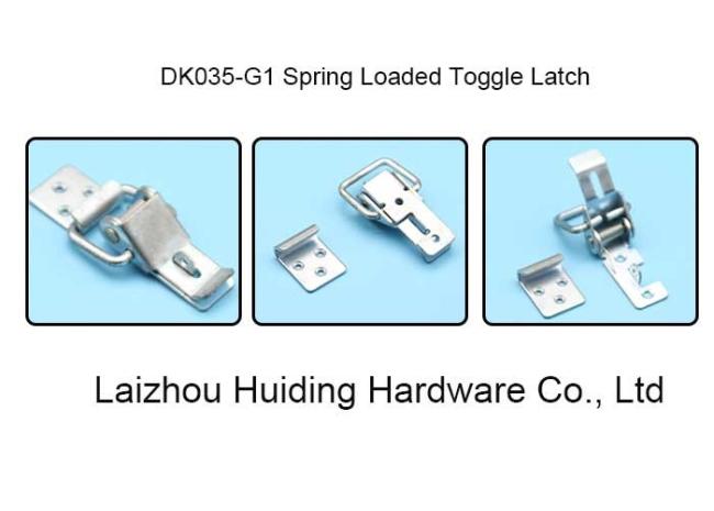 spring loaded toggle latch, spring loaded draw latch, spring latch
