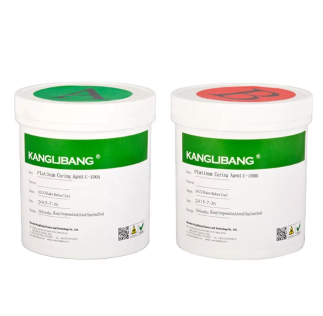 Platium Curing Agent C-100AB for Food Grade Silicone Rubber Products 0