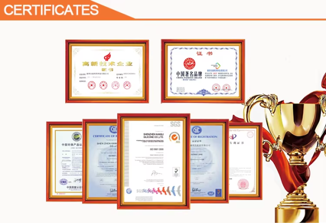 Platium Curing Agent C-100AB for Food Grade Silicone Rubber Products 6
