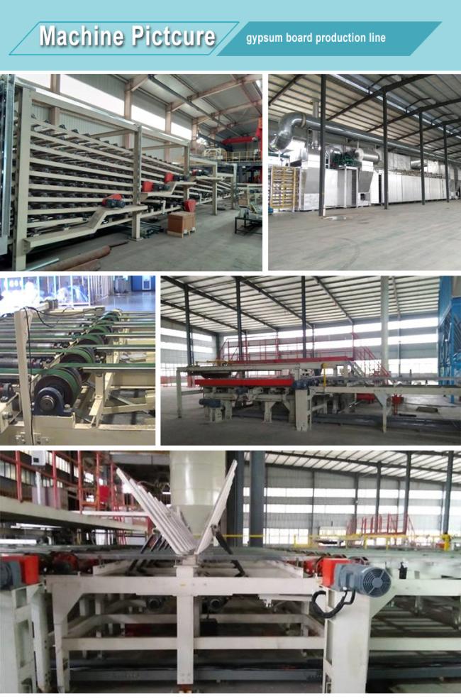 gypsum board paper faced production line