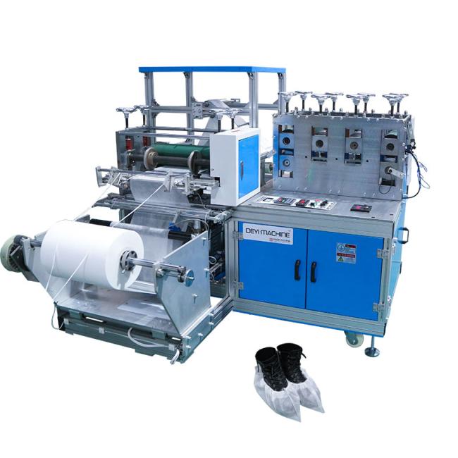 disposable automatic plastic medical shoes cover making machine price