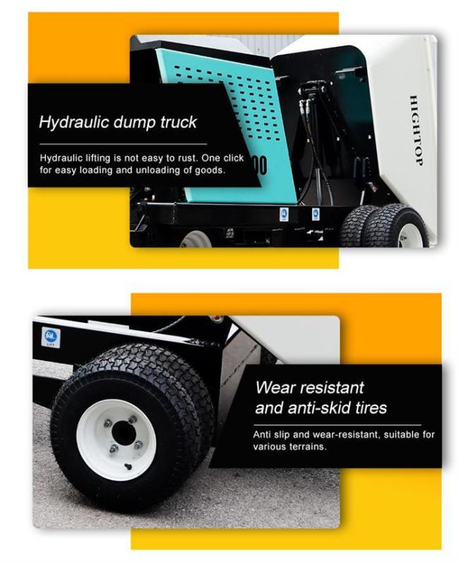 1300kg Dump Truck operational view