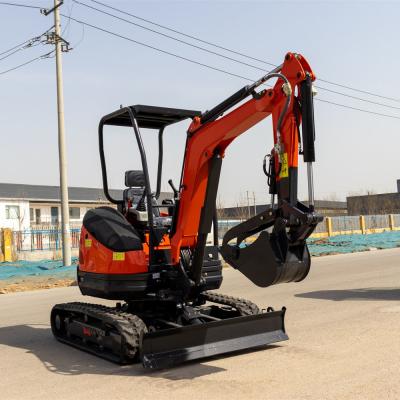 China High Fuel Efficiency 2.5 T Mini Digger Mini Garden Excavator 20HP for sale