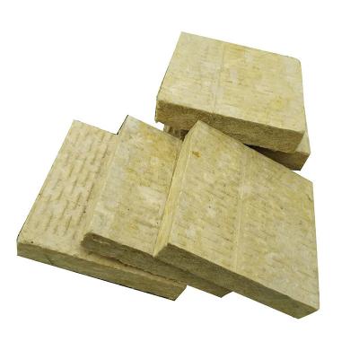 China Rigid Rockwool Board 40kg/M3-180kg/m3 High Density Rockwool Insulation for sale