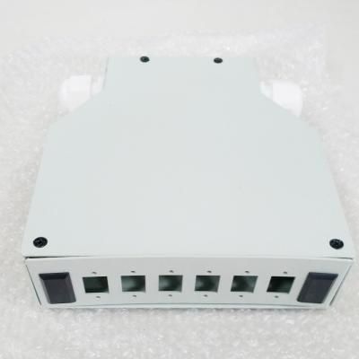 Chine 8 Ports Small Fiber Optic Termination Box , Fiber Optic Wall Mount Termination Box à vendre