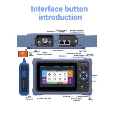 China 850 1300 1310 1550 1650 Fibra Ativa 28/Db FTTH 32Db Wavelength Fiber Tester and Tools OTDR Detector for sale