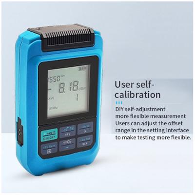 China Mini Fiber Optic Power Meter 4 Function Optical Power Meter with RJ45 Laser WIFI Network Rechargeable OPM for sale