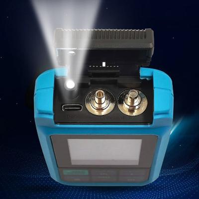 China Mini Fiber Optic Power Meter 4 Function Optical Power Meter with RJ45 Laser WIFI Network Rechargeable OPM for sale