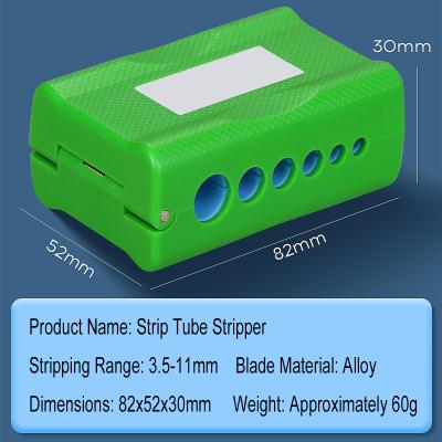 China A-3511 Fiber Optic Cable Stripper 3.5-11mm FTTH Drop Cable Optic Stripper Longitudinal Cable Cutter Cable Stripper for sale