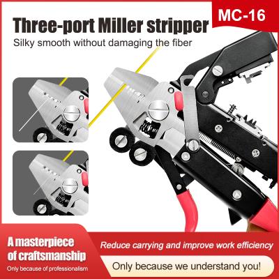 China High quality MC-16 integrated fiber optic cutter multifunctional fiber stripper for sale