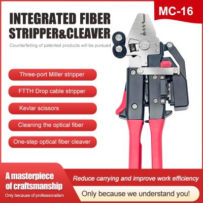 China High quality MC-16 integrated fiber optic cutter multifunctional fiber stripper for sale
