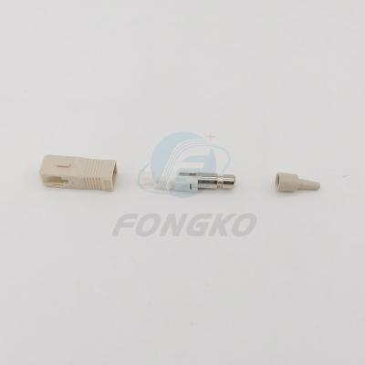 Китай ROHS Apc к соединителю оптического волокна Upc симплексному для кабеля FTTH FTTX продается